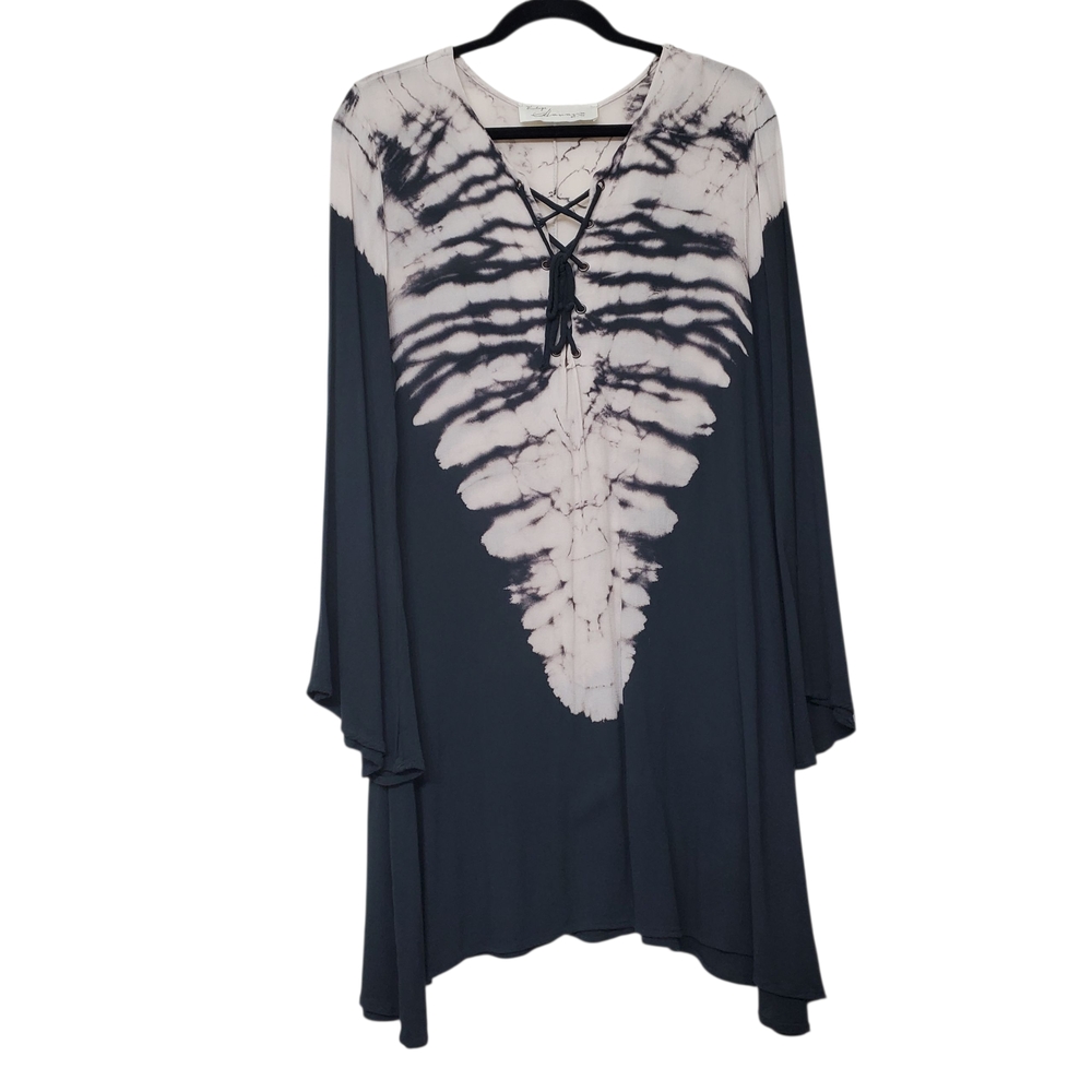 Vintage Havana Tie-Dye Tunic Top Size Large